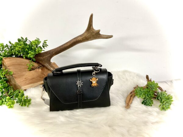 Kleine Tasche mit Hochlandrind Anhänger – Bild 5