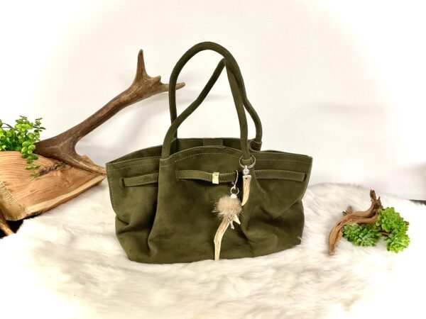 Beutel Tasche mit Taschen Charm – Bild 6
