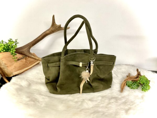 Beutel Tasche mit Taschen Charm – Bild 2