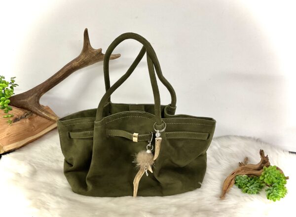 Beutel Tasche mit Taschen Charm