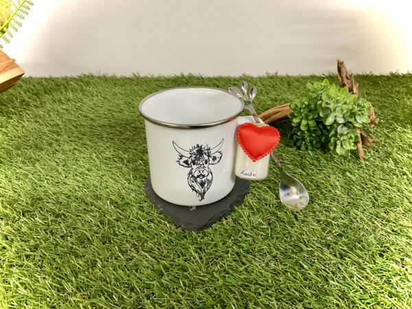 Set Emaille Becher „Bua“ – Bild 2