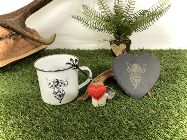 Set Emaille Becher „Bua“