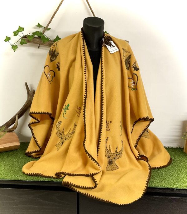 Cape / Poncho - Handarbeit – Bild 4