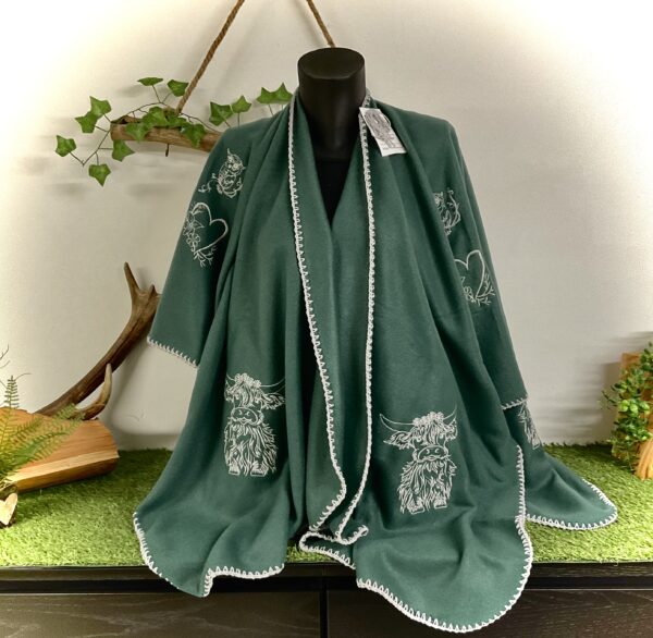 Cape / Poncho - Handarbeit – Bild 4