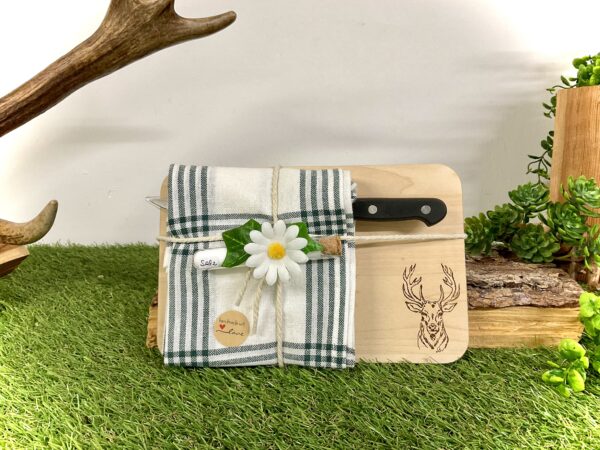 Schneidebrett Set „Hirsch“ 4 Teile