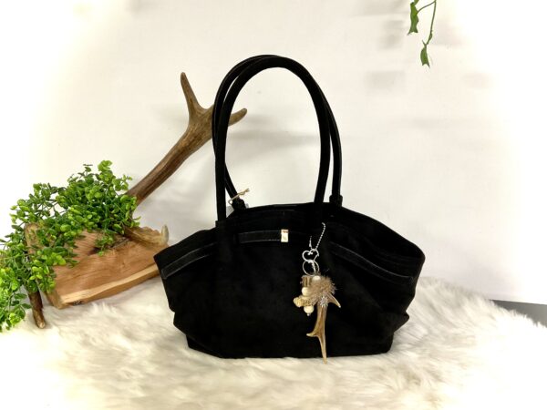 Beutel Tasche mit Taschen Charm – Bild 3
