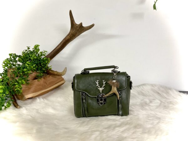 Kleine Tasche mit Gehörn Taschen Anhänger – Bild 6