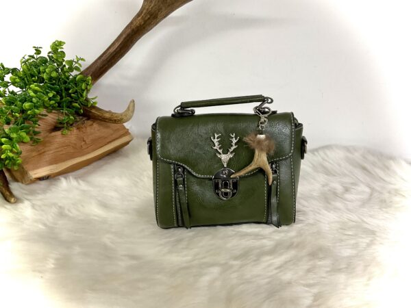 Kleine Tasche mit Gehörn Taschen Anhänger – Bild 2