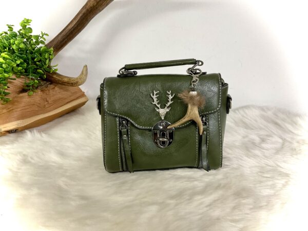 Kleine Tasche mit Gehörn Taschen Anhänger – Bild 3