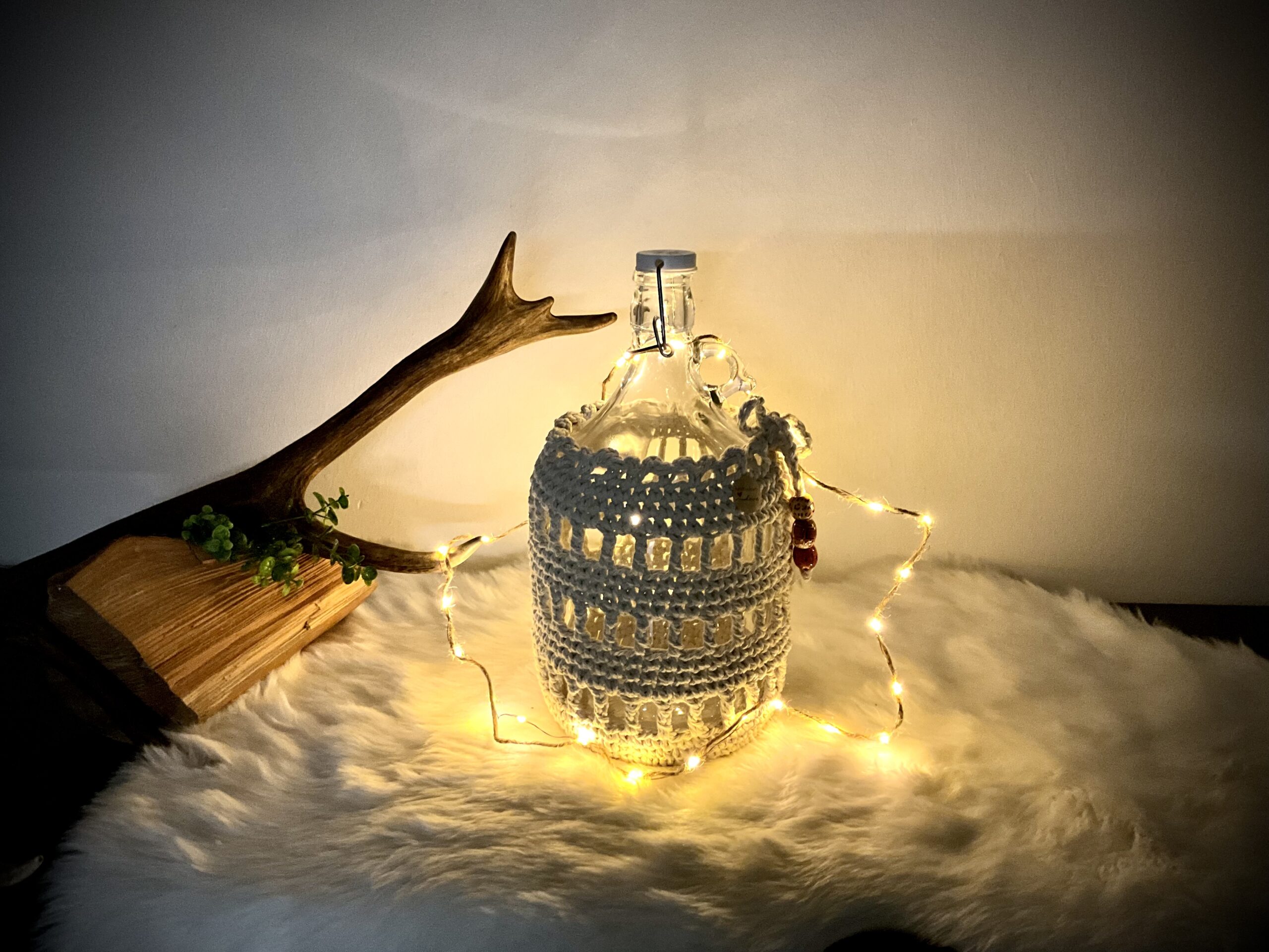 XL Glas Flasche – Bild 4