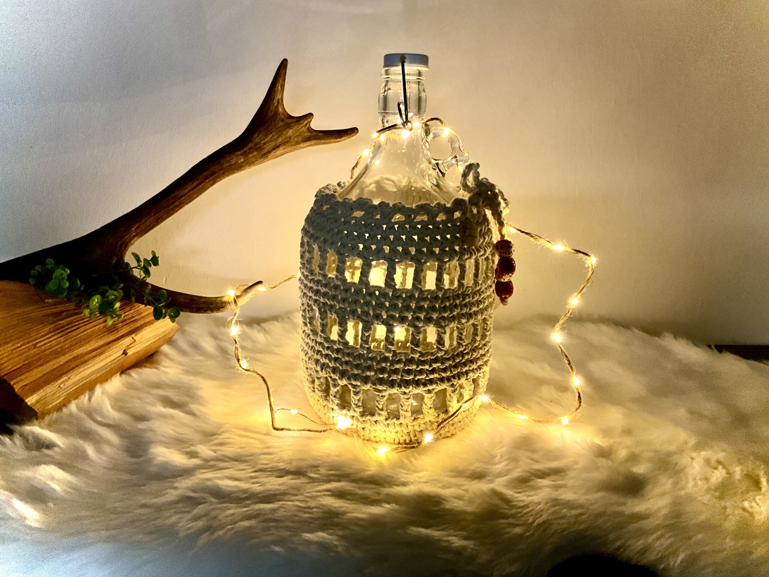 XL Glas Flasche – Bild 2