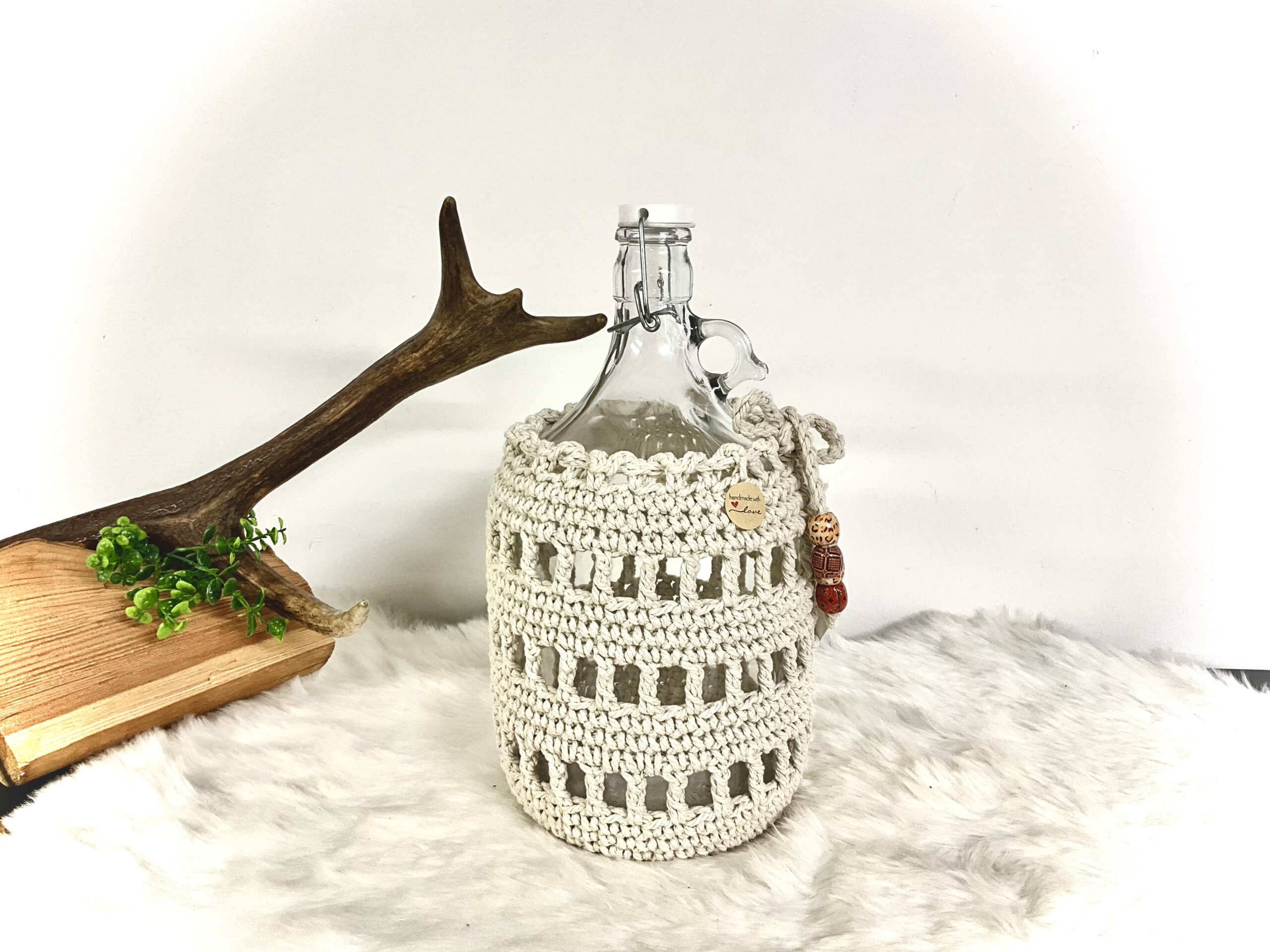 XL Glas Flasche – Bild 5